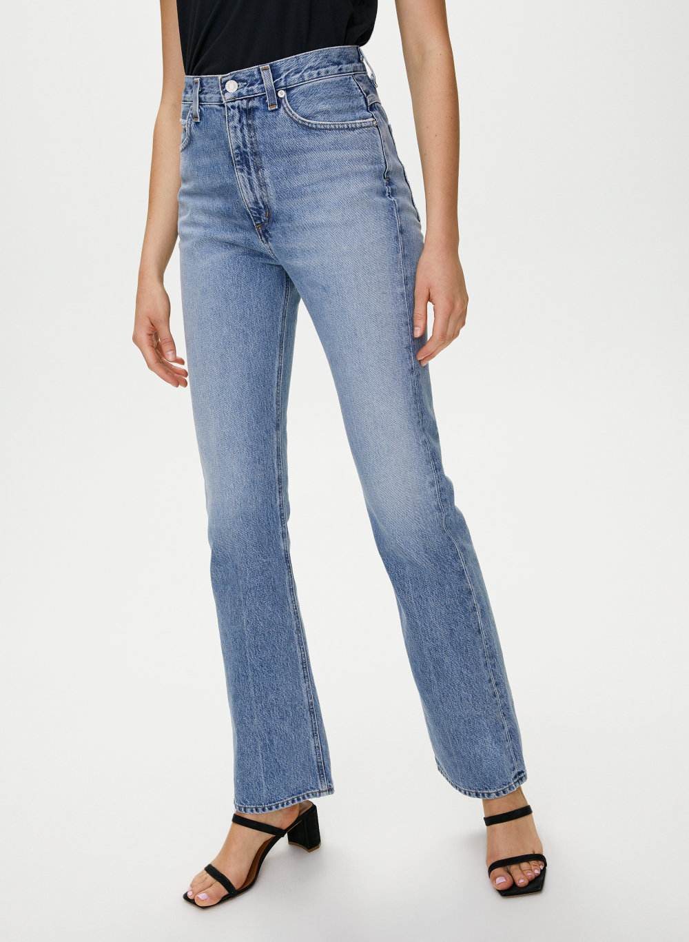 old fashioned high waisted jeans