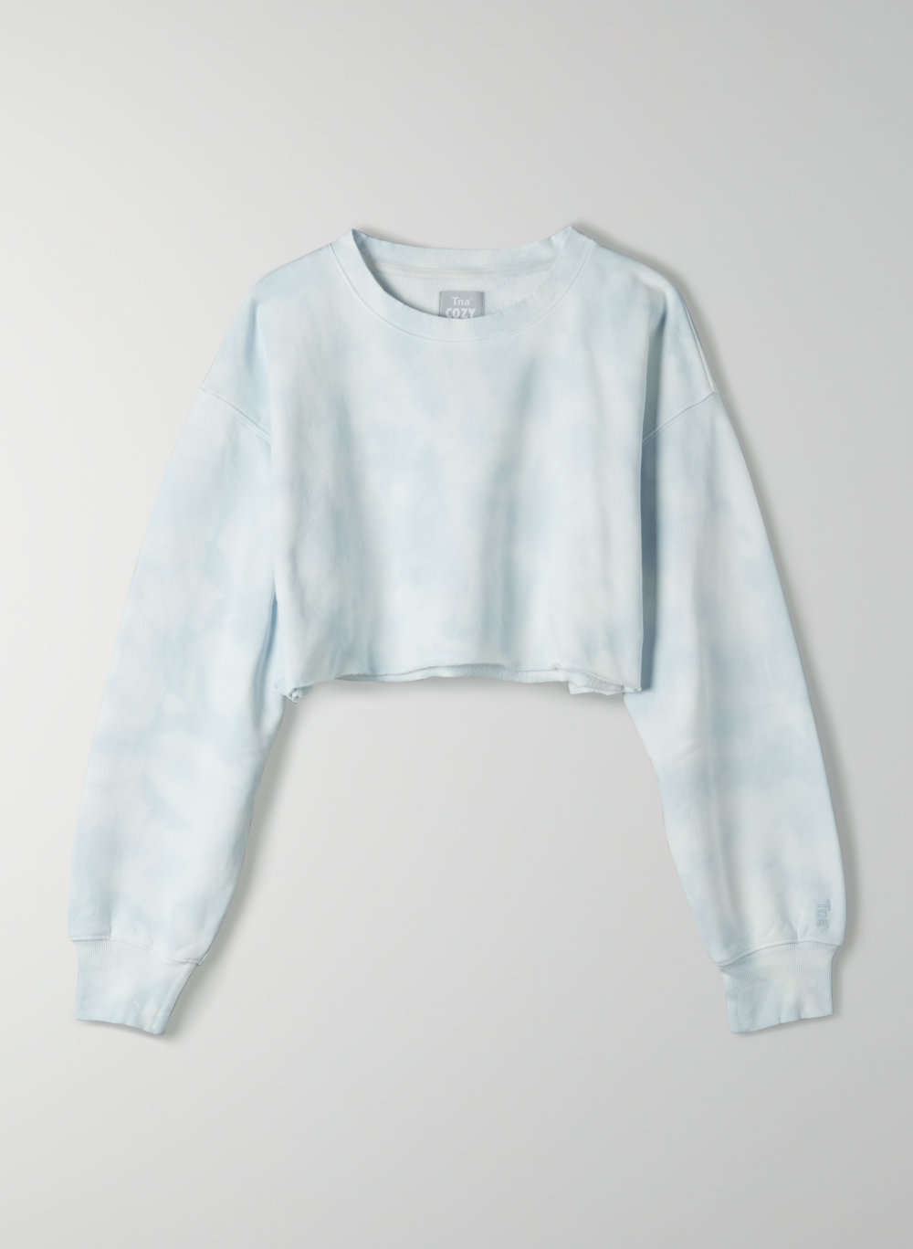 cozyaf boyfriend cropped sweatshirt