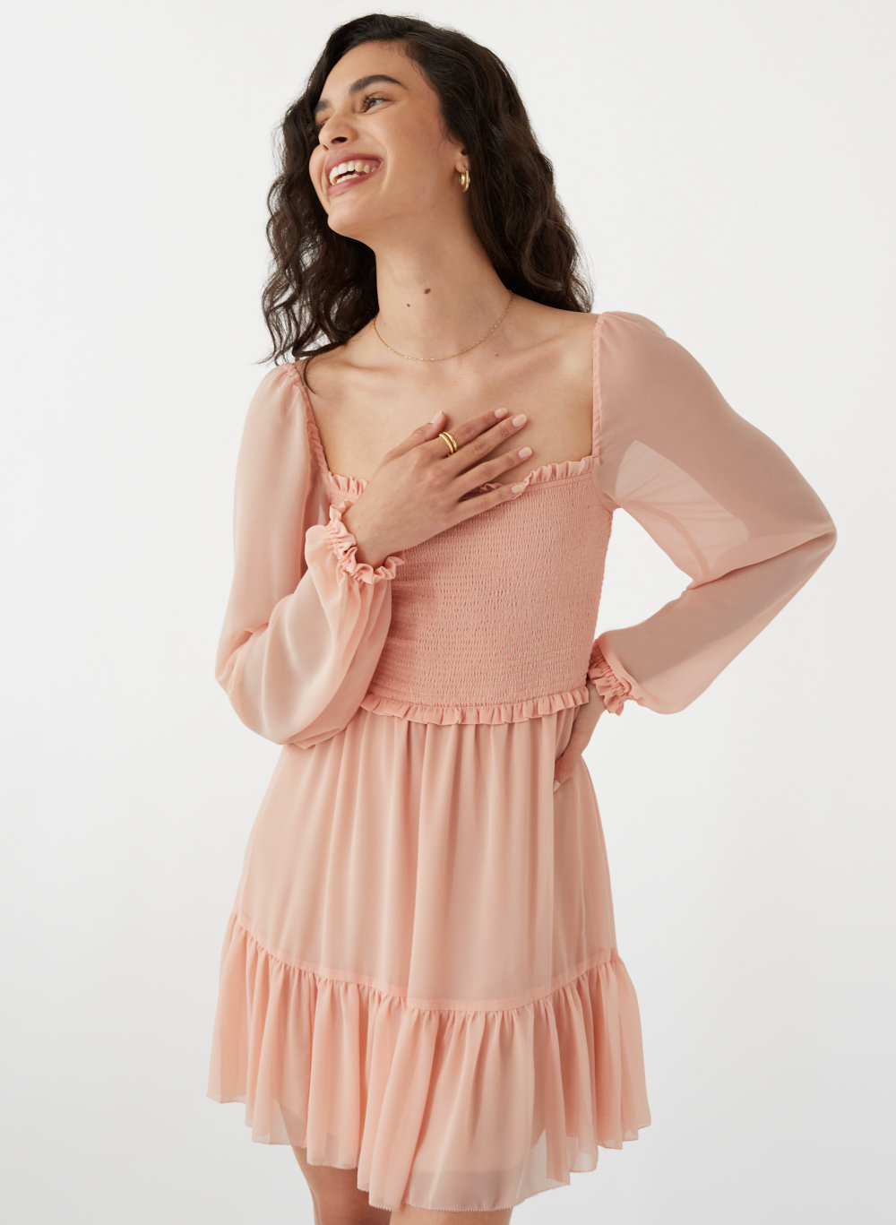misha greta midi dress