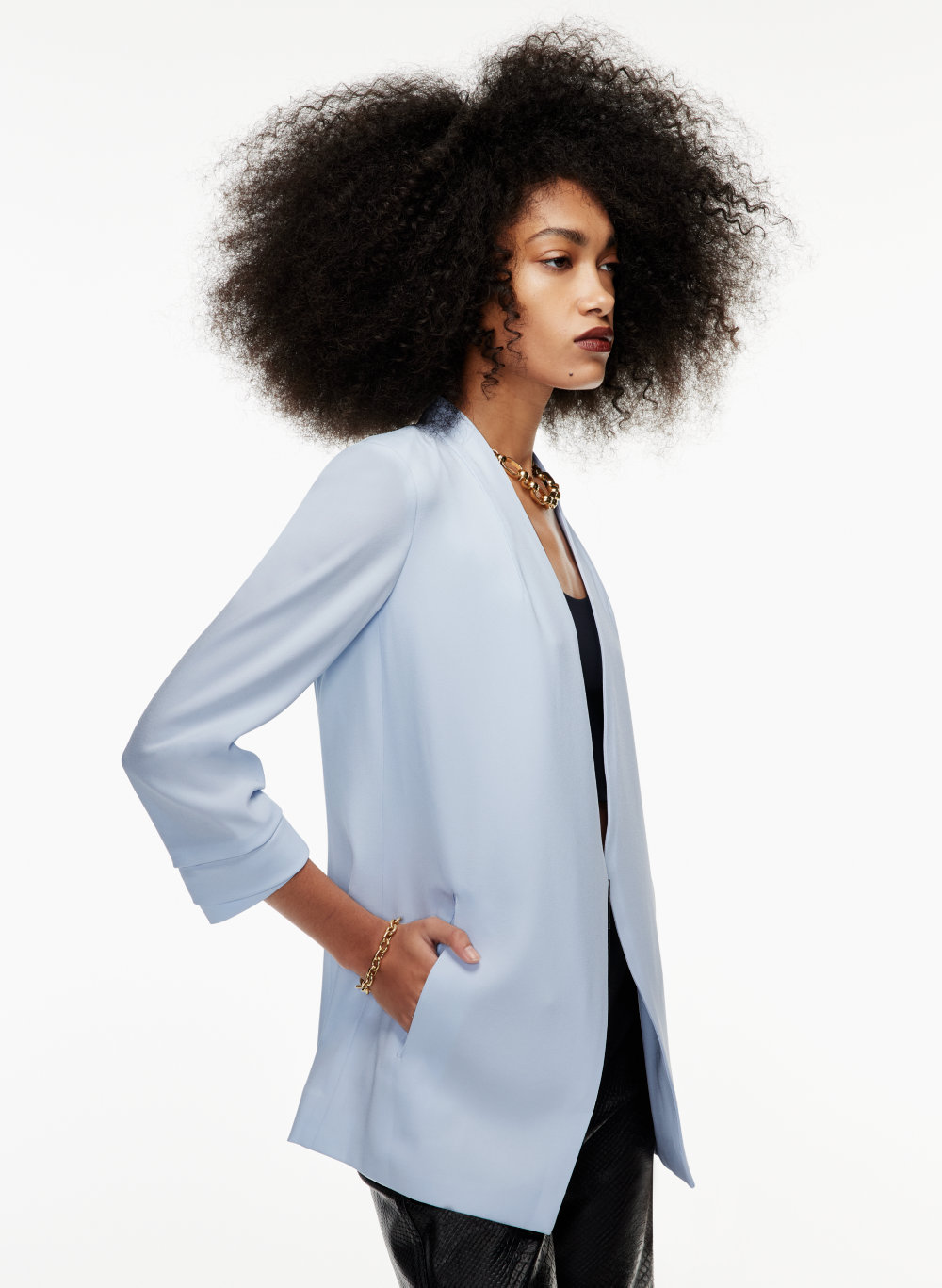 aritzia white blazer