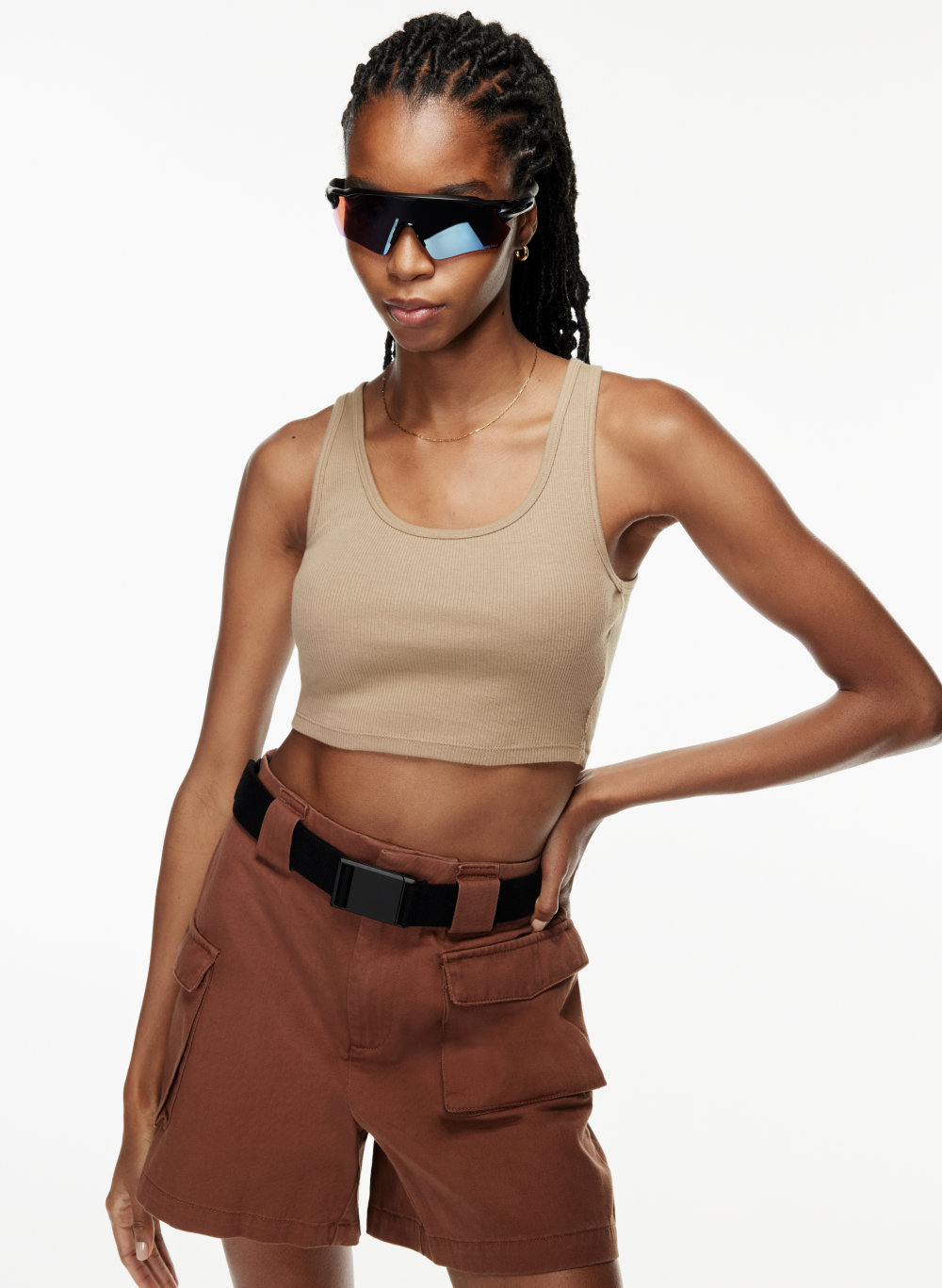 cropped tank top
