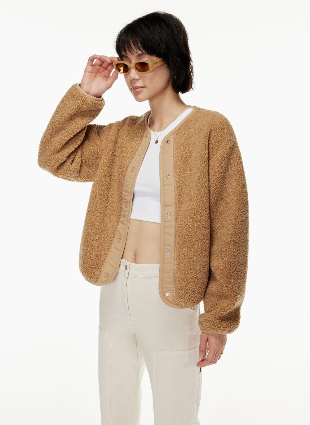 sherpa jacket aritzia