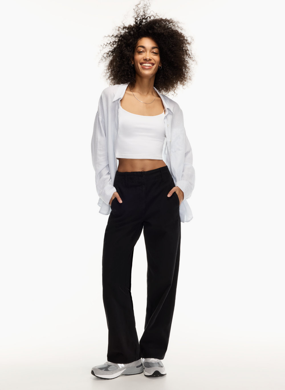 all white two piece set