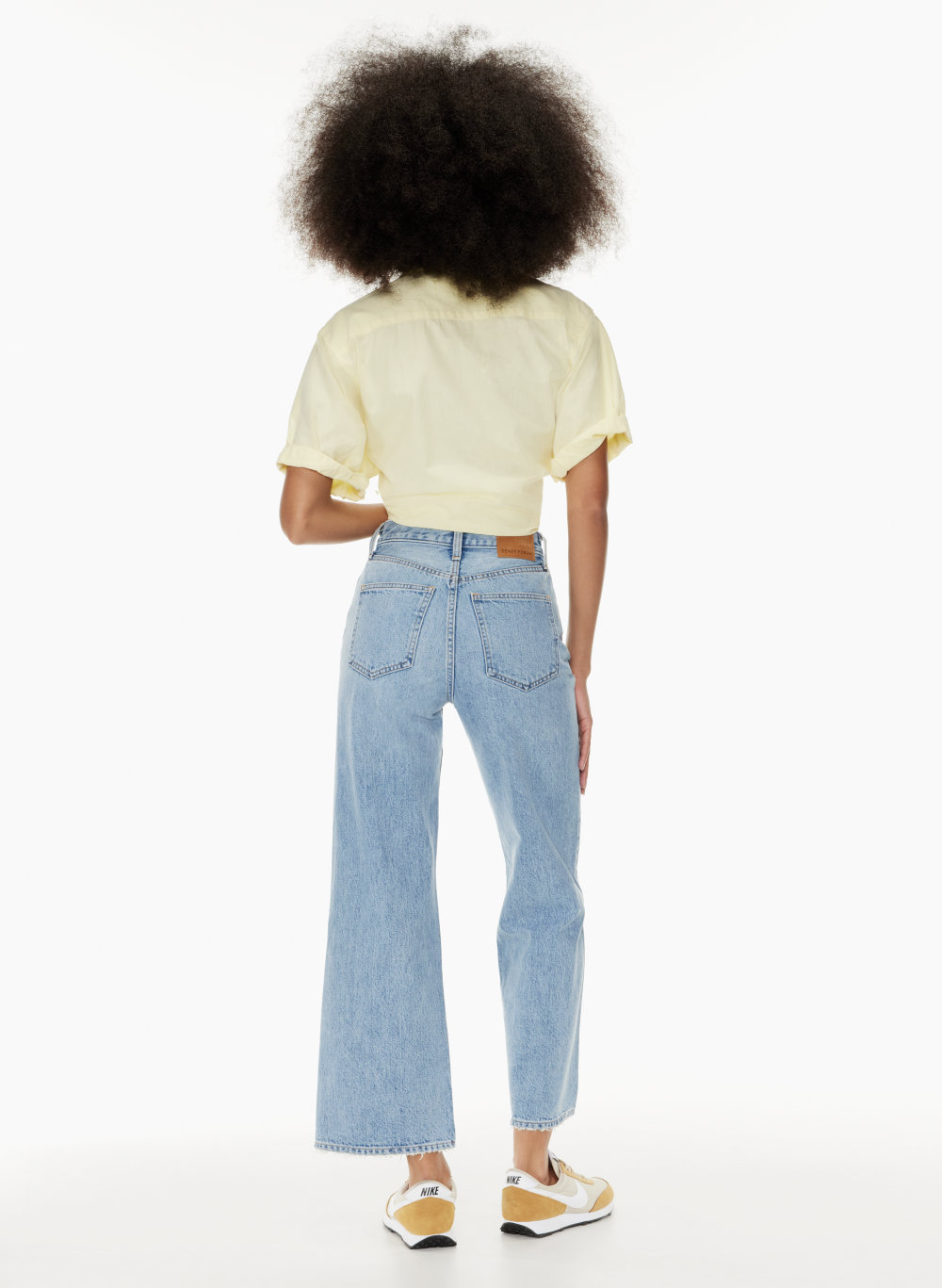 Denim Forum THE FARRAH HIGH RISE WIDE LEG 28L | Aritzia US