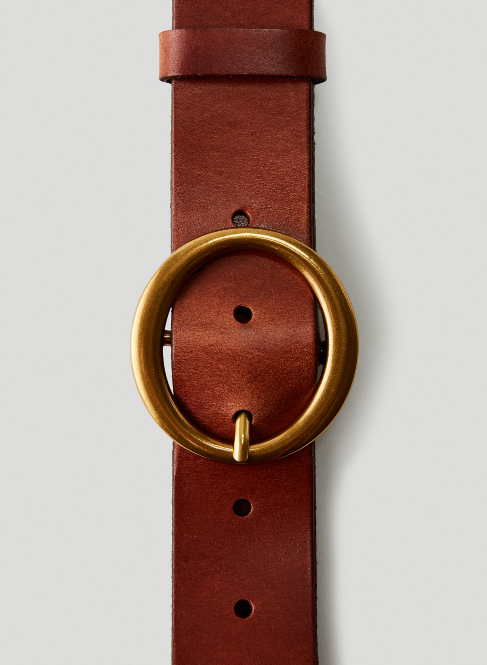leather ring belt