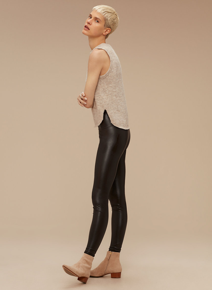 DARIA PANT - Faux-leather legging DARIA PANT - Faux-leather legging