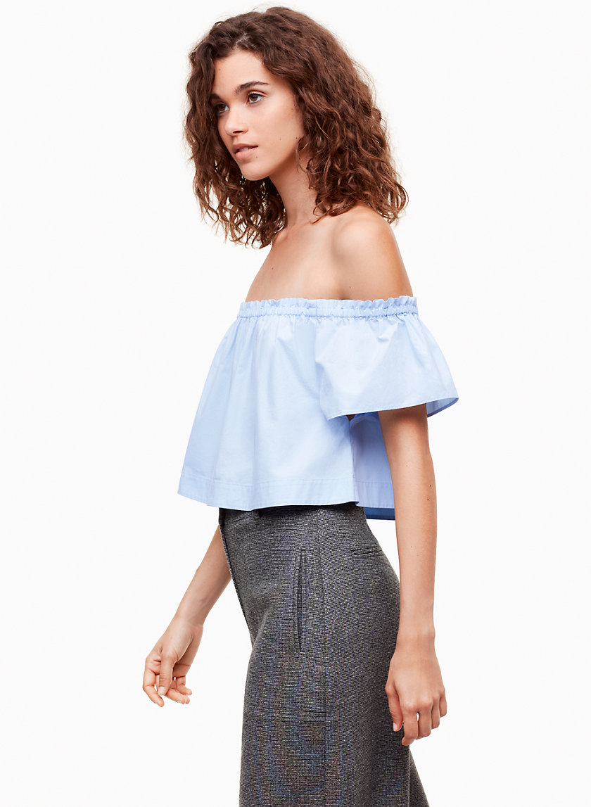 aritzia off shoulder top