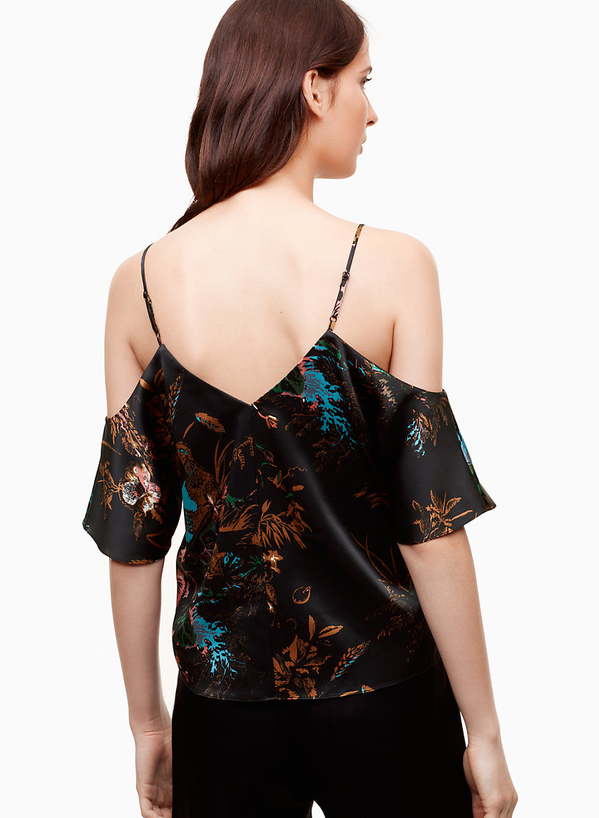 aritzia floral blouse