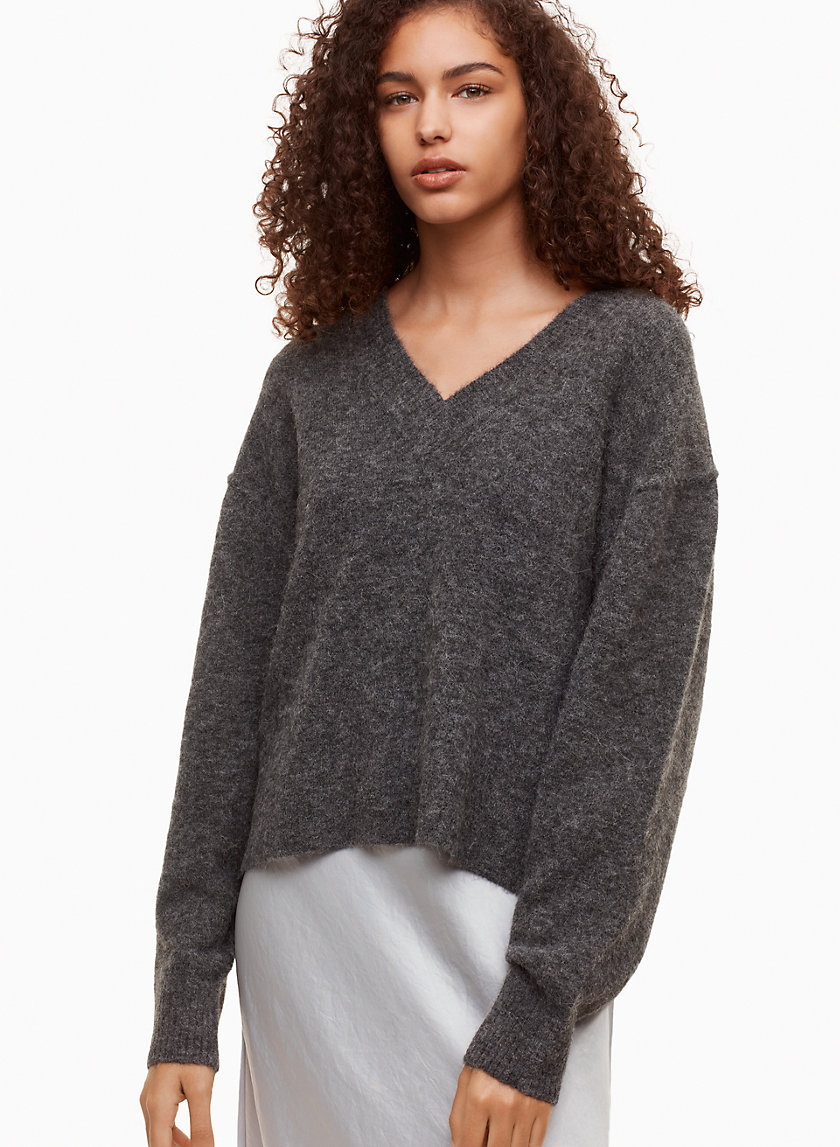 KRAUSE SWEATER - Alpaca-blend V-neck sweater KRAUSE SWEATER - Alpaca-blend V-neck sweater