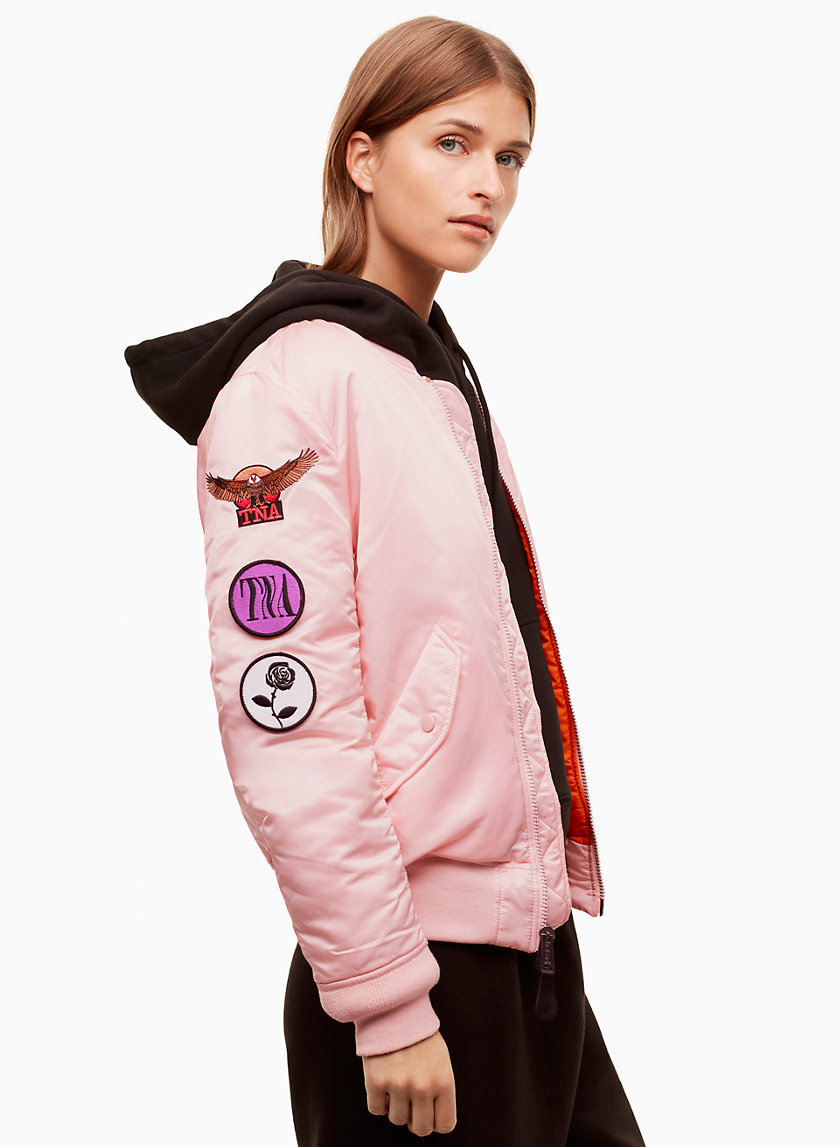 TNA X ALPHA MA-1 PATCH | Aritzia TNA X ALPHA MA-1 PATCH | Aritzia