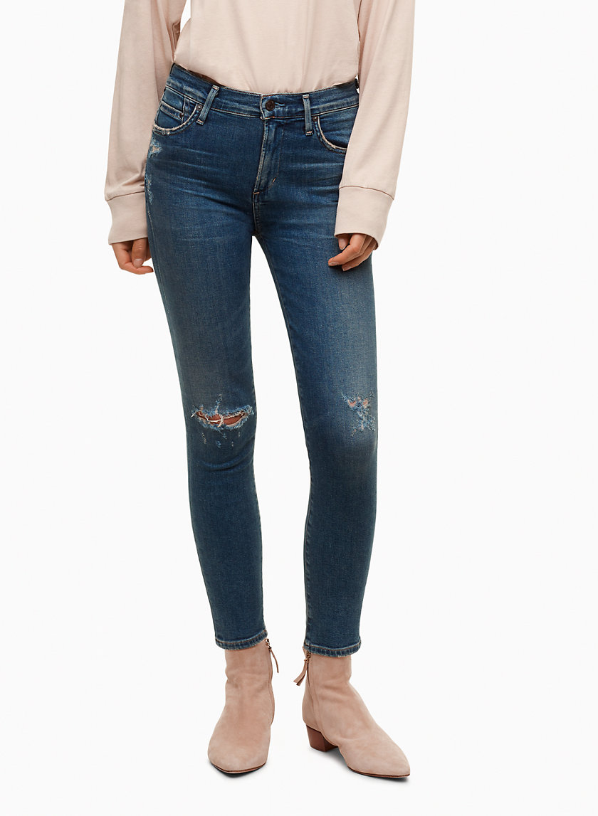 citizens of humanity rocket crop black