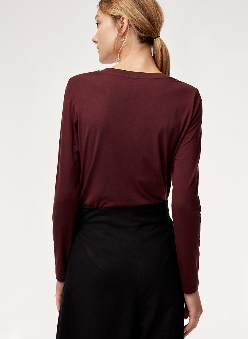 FOUNDATION V-NECK LS - Long-sleeve, v-neck t-shirt FOUNDATION V-NECK LS - Long-sleeve, v-neck t-shirt
