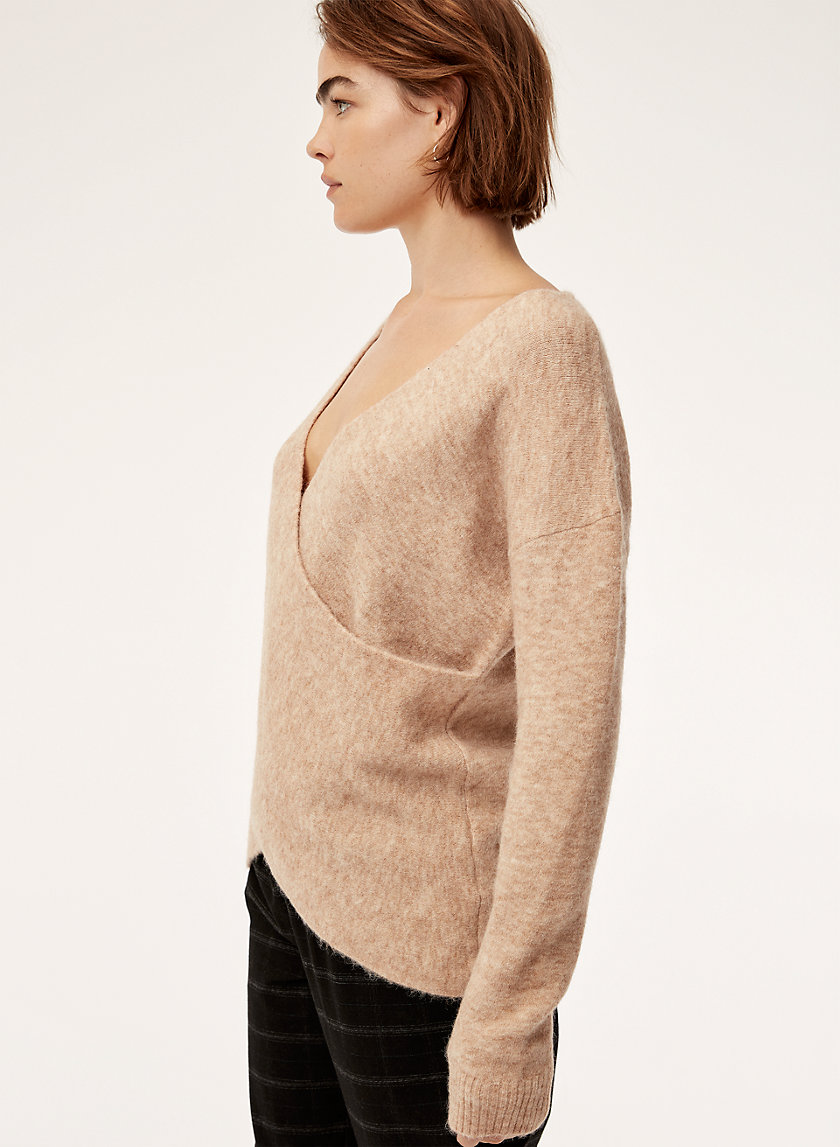 BANDINI SWEATER - Cross-front, V-neck sweater BANDINI SWEATER - Cross-front, V-neck sweater