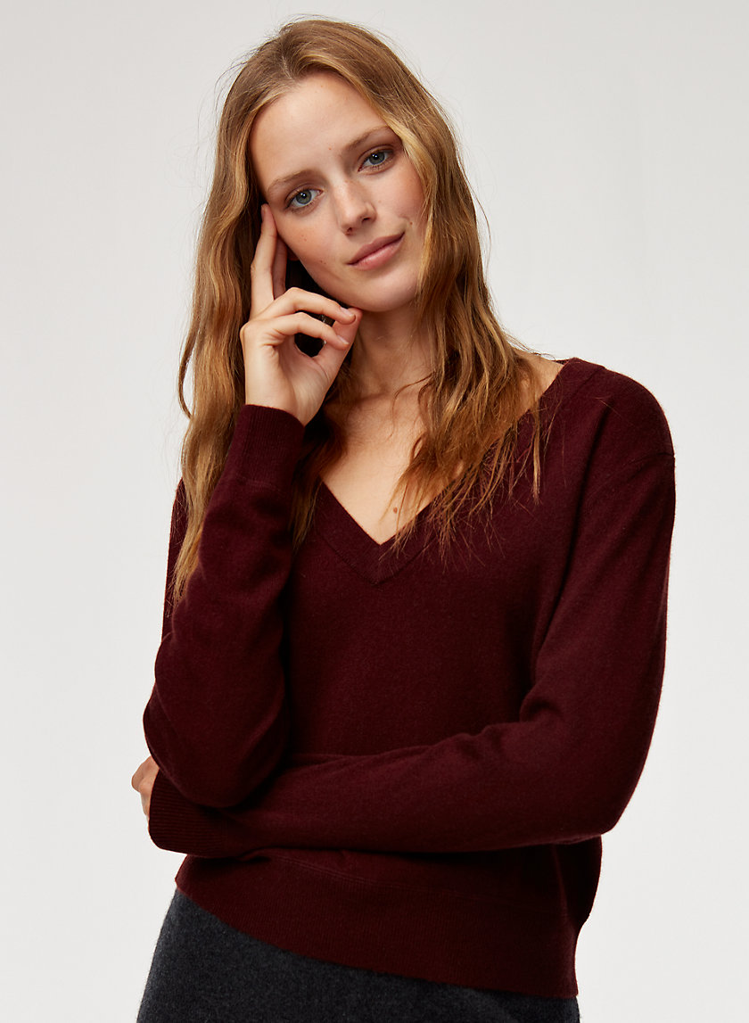 The Group by Babaton LUXE CASHMERE DEEP V | Aritzia The Group by Babaton LUXE CASHMERE DEEP V | Aritzia
