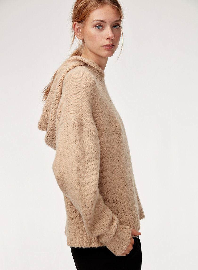 MICHELLE HOODIE - Knitted pullover hoodie MICHELLE HOODIE - Knitted pullover hoodie