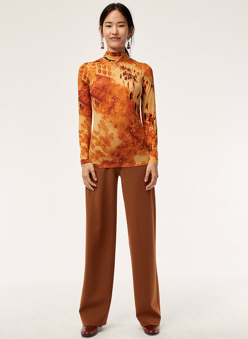 CLYDE LONGSLEEVE - Long-sleeve, mock-neck t-shirt CLYDE LONGSLEEVE - Long-sleeve, mock-neck t-shirt