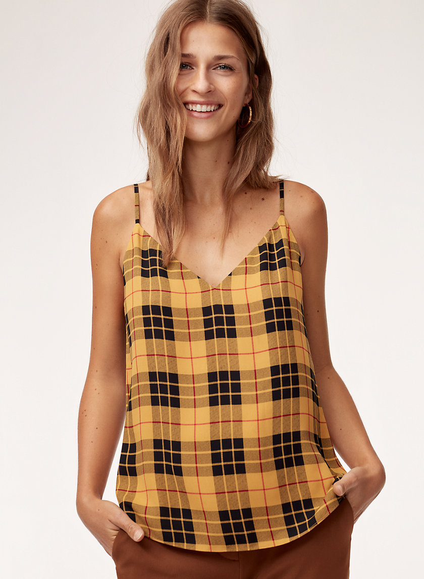 EVERLY CAMISOLE - Checkered camisole EVERLY CAMISOLE - Checkered camisole