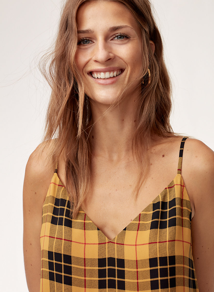 EVERLY CAMISOLE - Checkered camisole EVERLY CAMISOLE - Checkered camisole