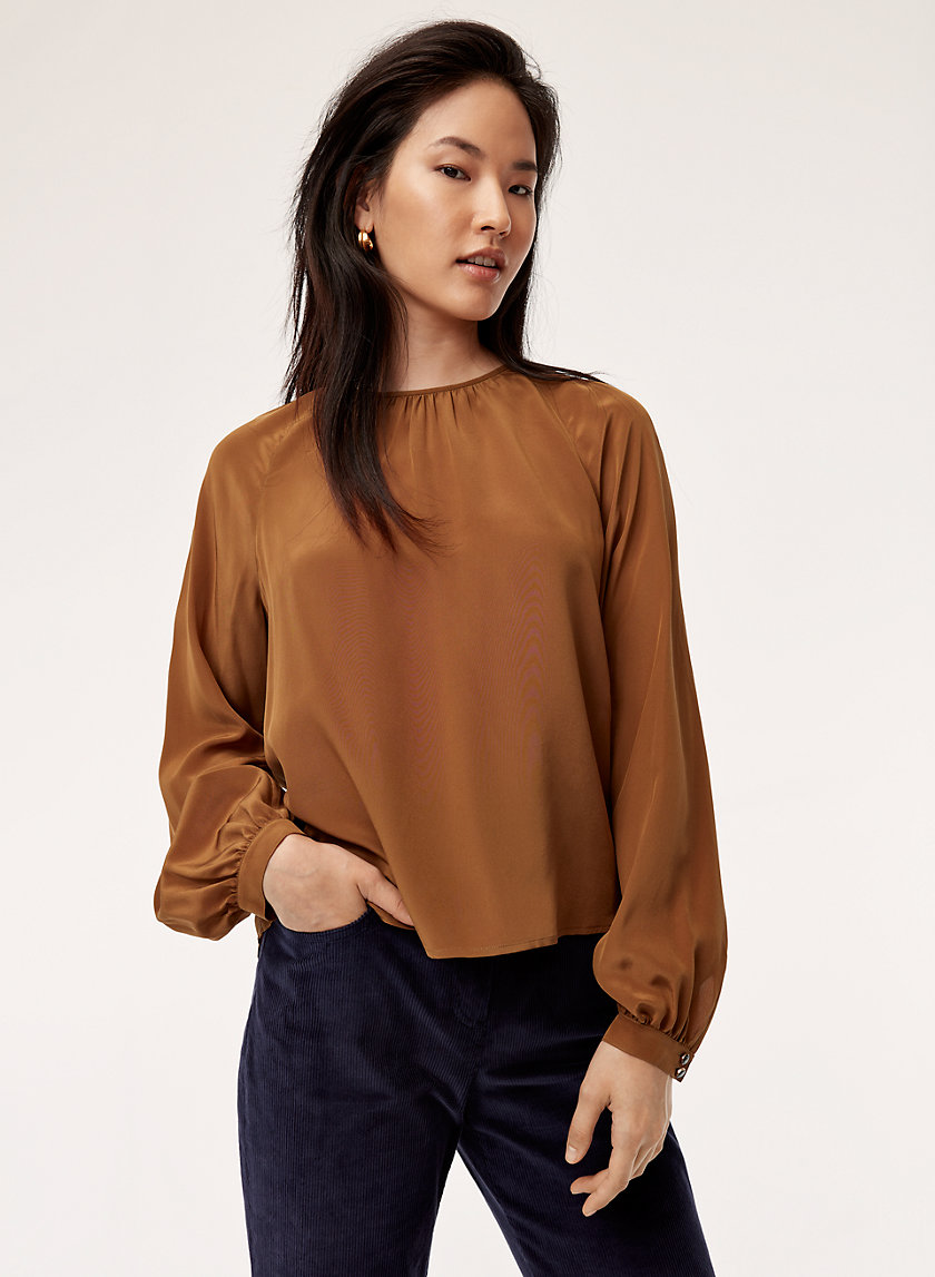 Babaton JOEL SILK BLOUSE | Aritzia Babaton JOEL SILK BLOUSE | Aritzia