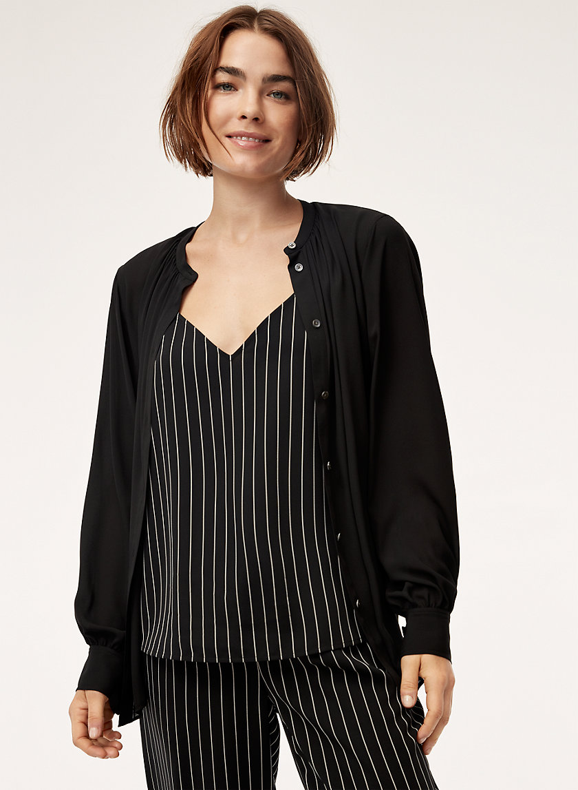 GENE BLOUSE - Silky, button-down blouse GENE BLOUSE - Silky, button-down blouse