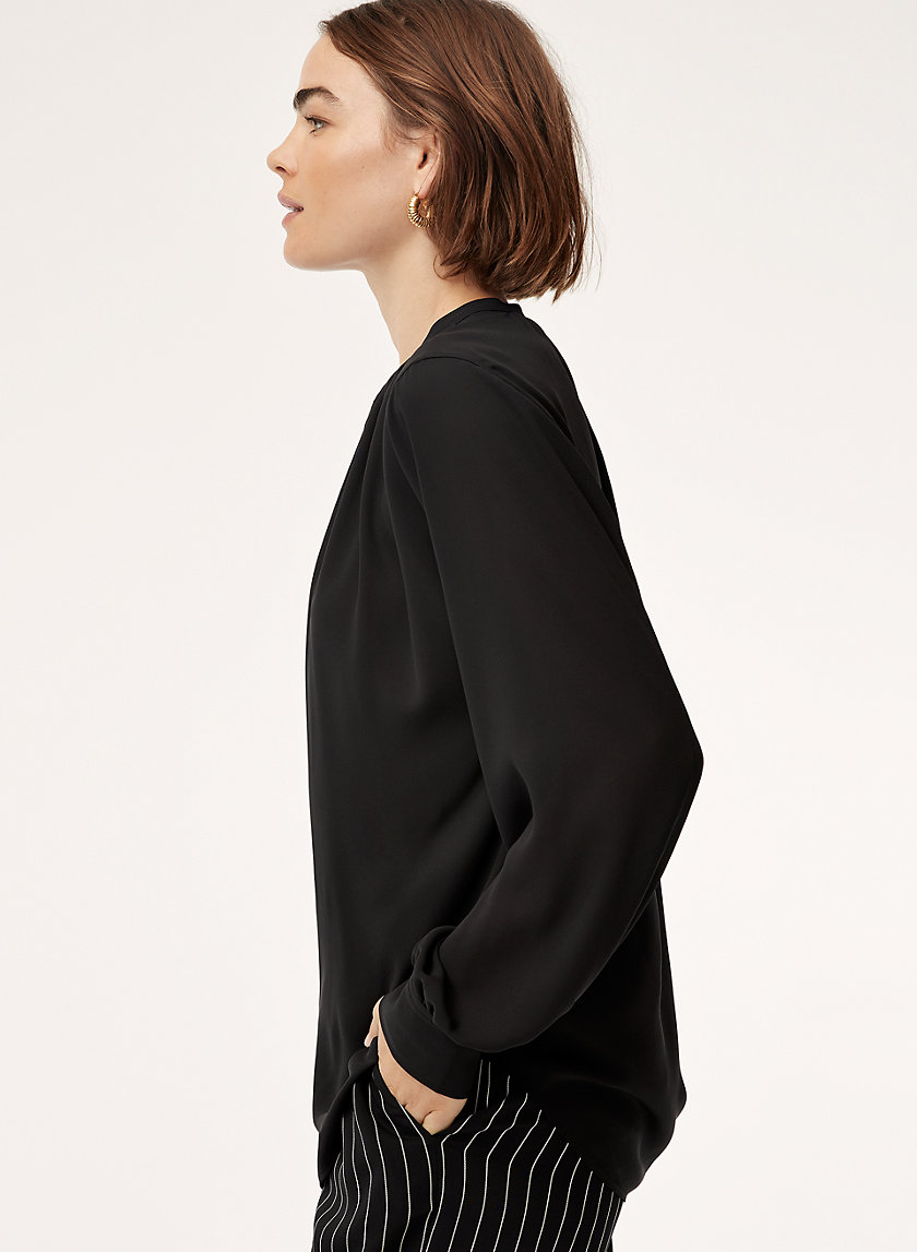 GENE BLOUSE - Silky, button-down blouse GENE BLOUSE - Silky, button-down blouse