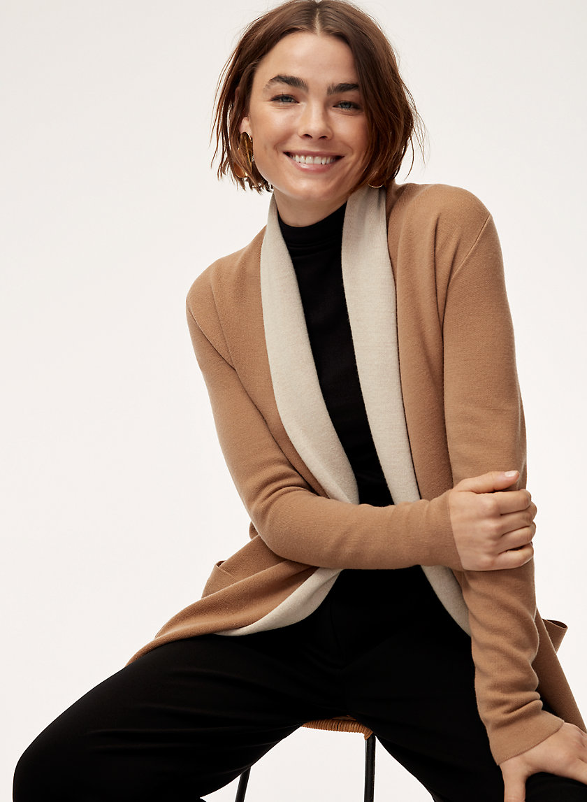 BEEKMAN SWEATER - Merino-wool-blend cardigan BEEKMAN SWEATER - Merino-wool-blend cardigan