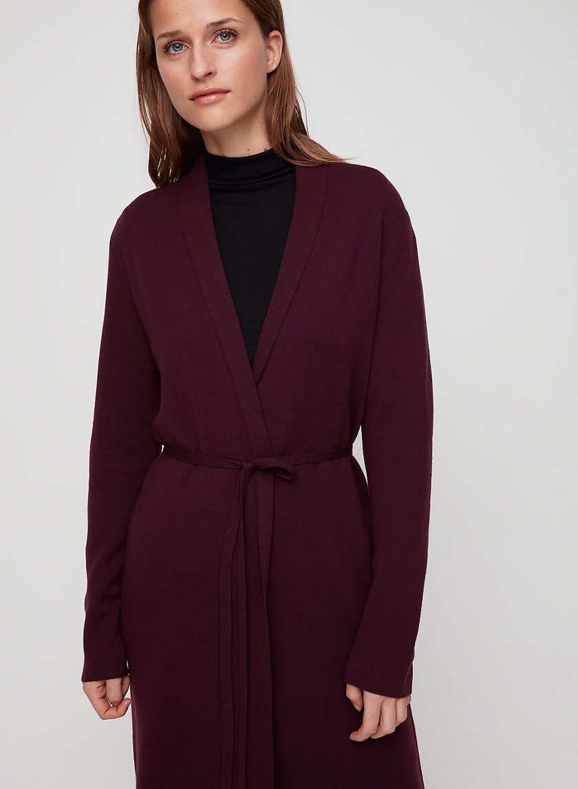 KIRBY SWEATER - Lightweight, belted cardigan KIRBY SWEATER - Lightweight, belted cardigan