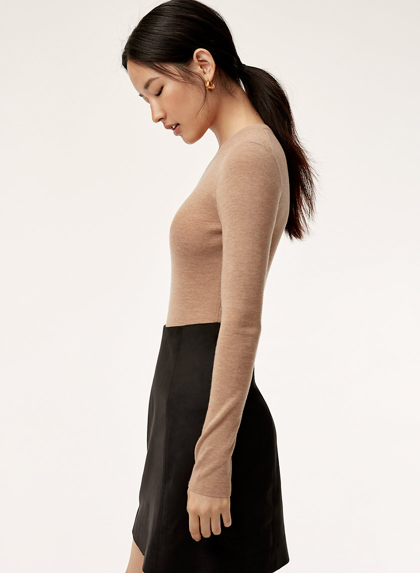 MILO SWEATER - Fitted, merino-wool crewneck sweater MILO SWEATER - Fitted, merino-wool crewneck sweater