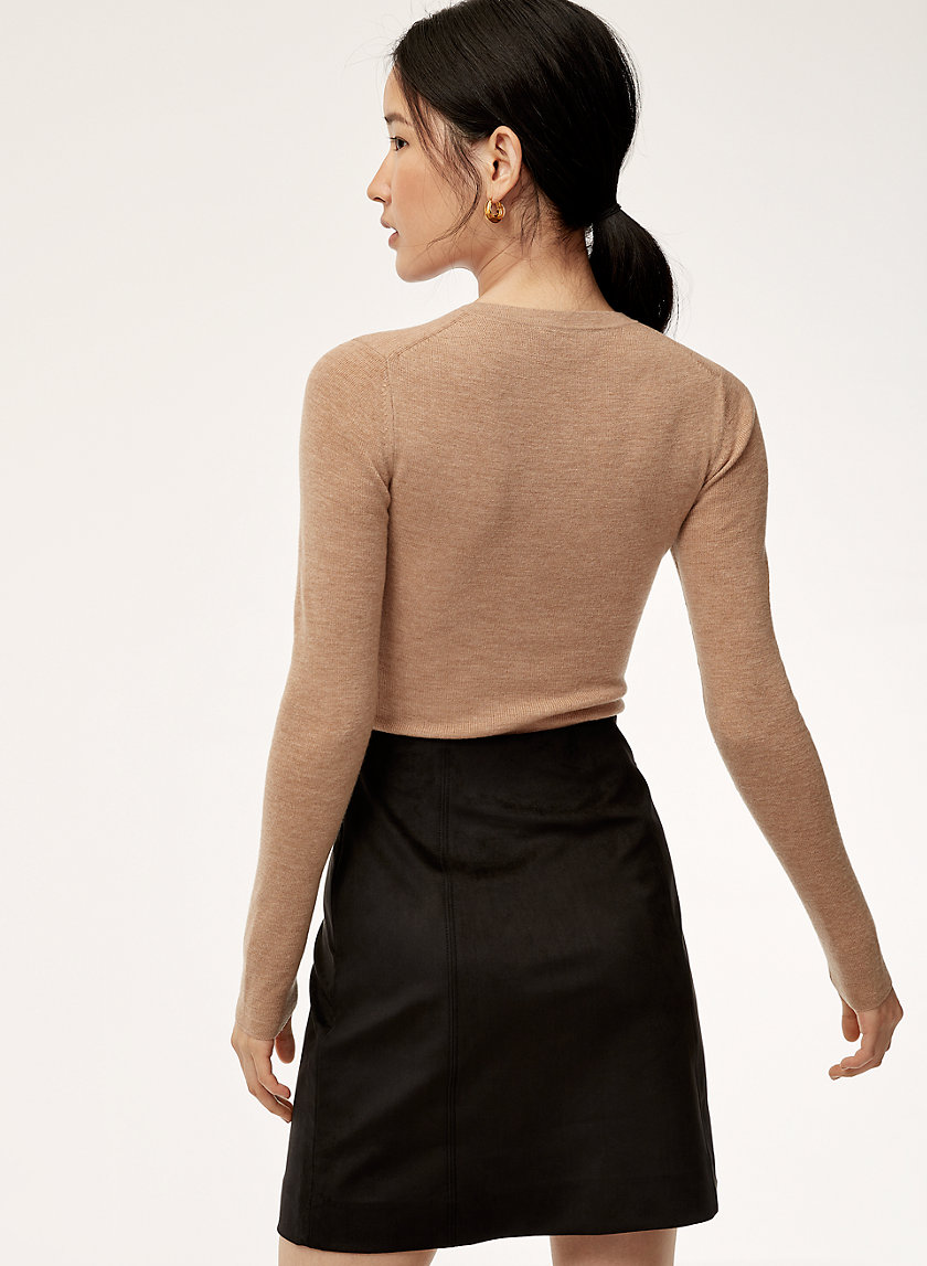 MILO SWEATER - Fitted, merino-wool crewneck sweater MILO SWEATER - Fitted, merino-wool crewneck sweater