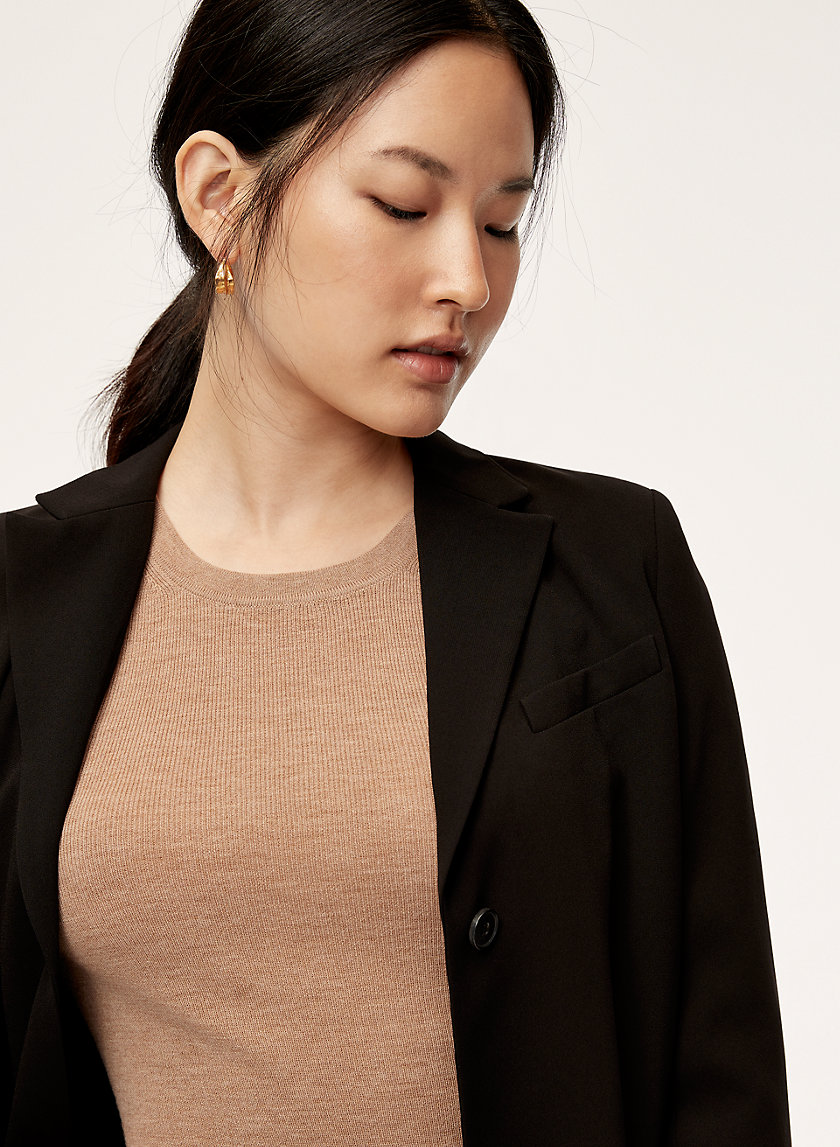 MILO SWEATER - Fitted, merino-wool crewneck sweater MILO SWEATER - Fitted, merino-wool crewneck sweater