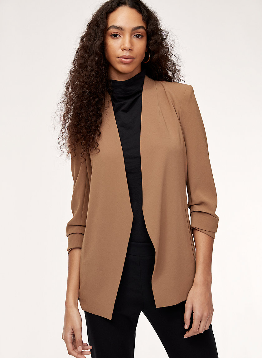 MACAULEY BLAZER - 3/4 rolled sleeve blazer MACAULEY BLAZER - 3/4 rolled sleeve blazer