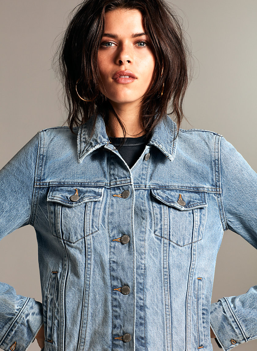 Denim Forum THE NINA DENIM JACKET | Aritzia Denim Forum THE NINA DENIM JACKET | Aritzia
