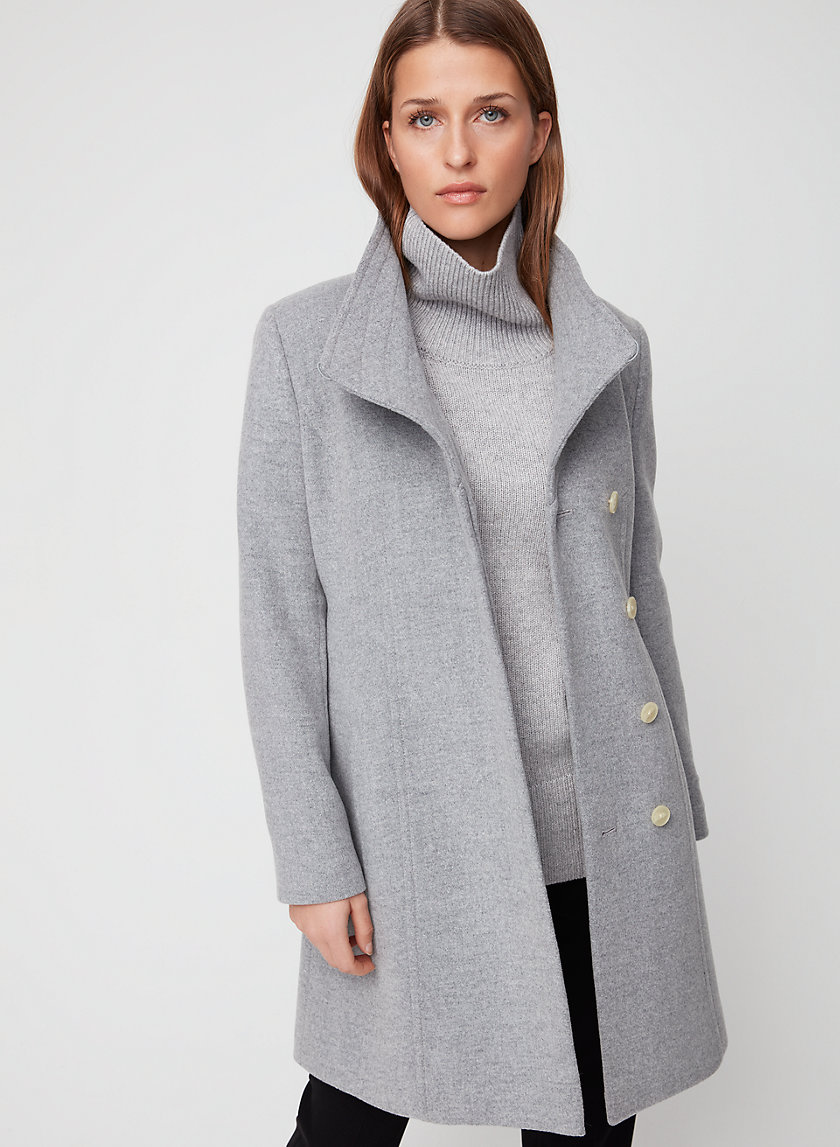 CONNOR WOOL COAT - Mid-length, belted, virgin-wool coat CONNOR WOOL COAT - Mid-length, belted, virgin-wool coat