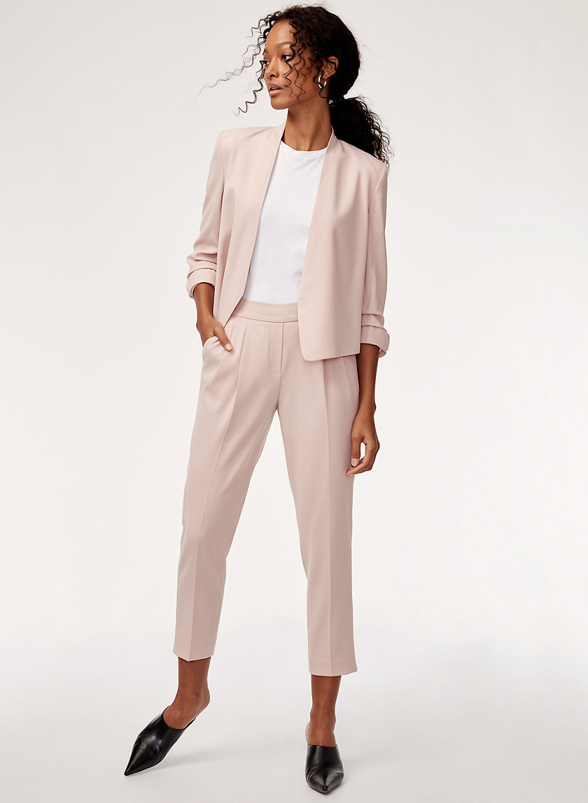 COHEN PANT TERADO - Cropped, pleated dress pant COHEN PANT TERADO - Cropped, pleated dress pant