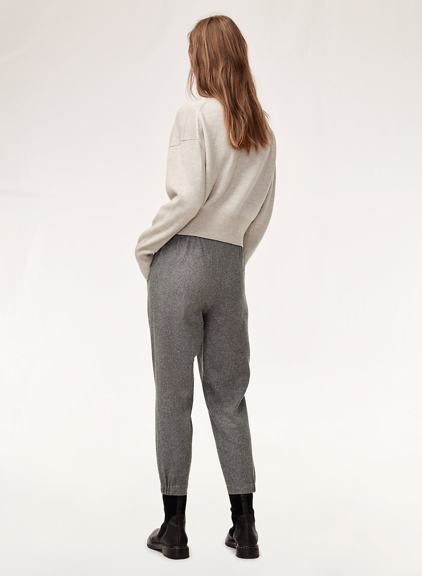 DEXTER PANT - Cropped, wool-blend dress pant DEXTER PANT - Cropped, wool-blend dress pant