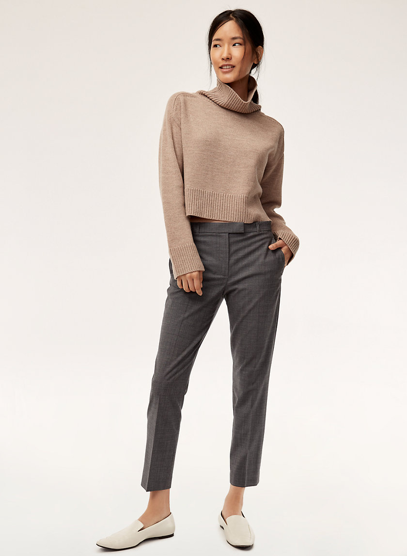 WESLEY PANT - Wool-blend cigarette pant WESLEY PANT - Wool-blend cigarette pant