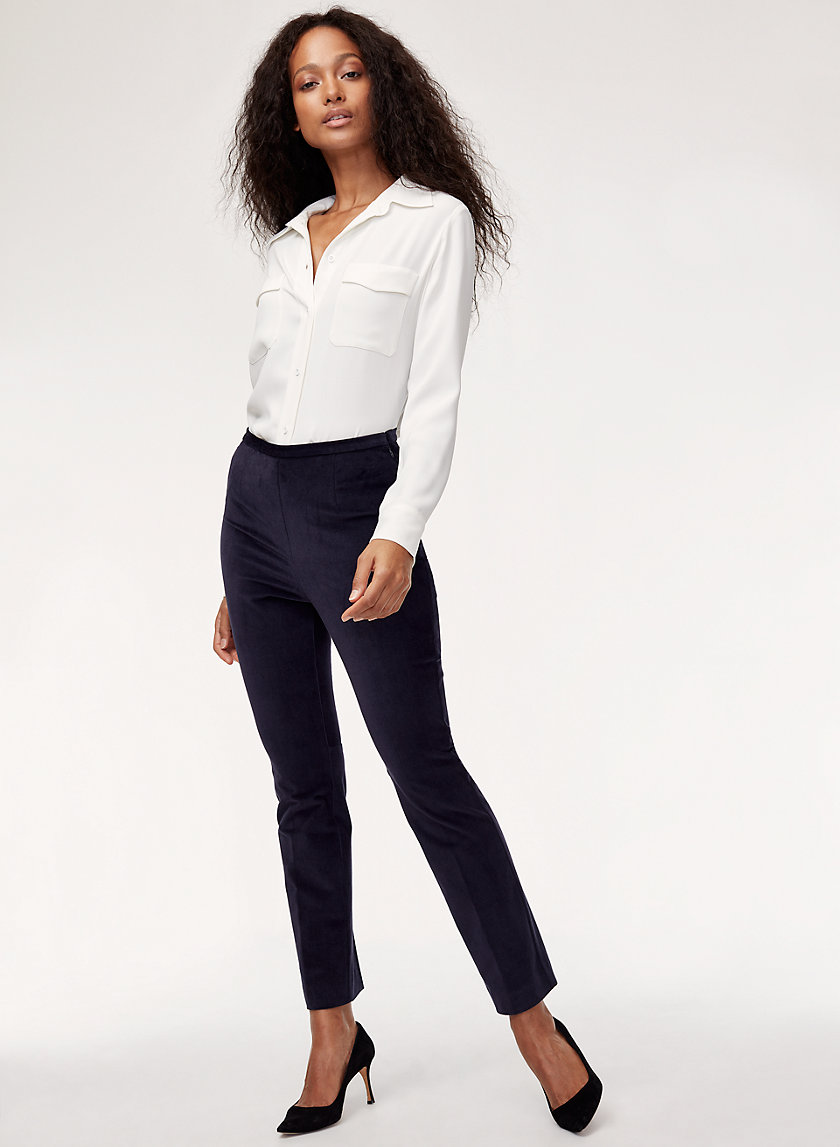 NIGEL PANT - High-waisted corduroy pant NIGEL PANT - High-waisted corduroy pant
