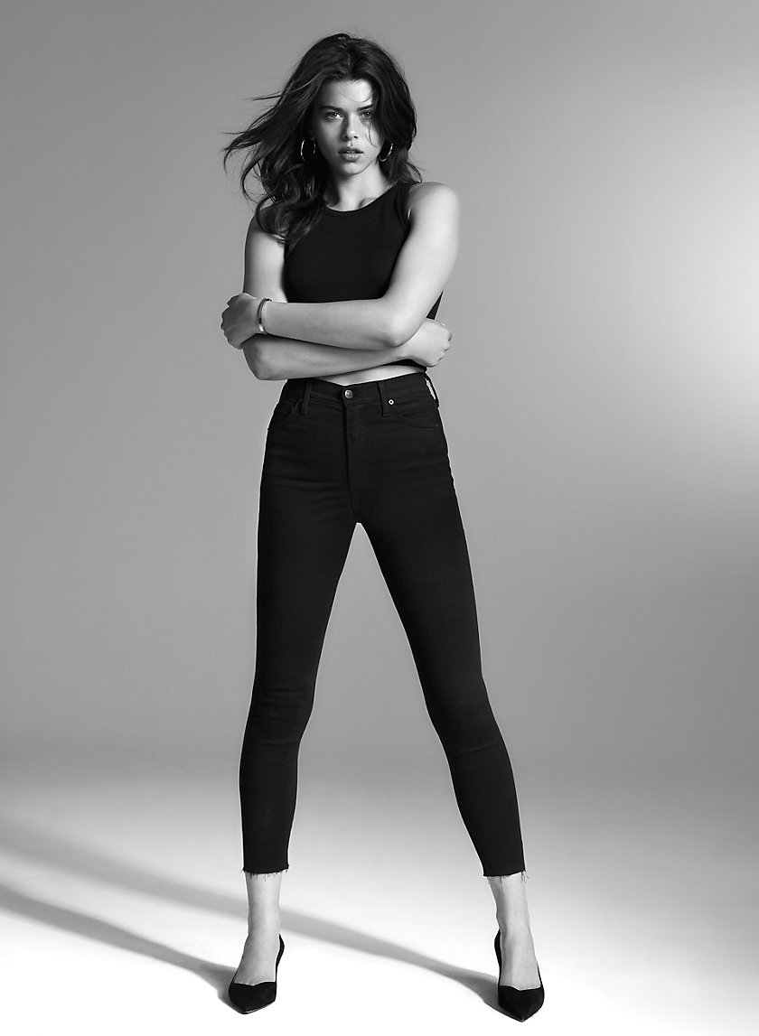 Denim Forum THE LOLA HIGH CROP | Aritzia Denim Forum THE LOLA HIGH CROP | Aritzia