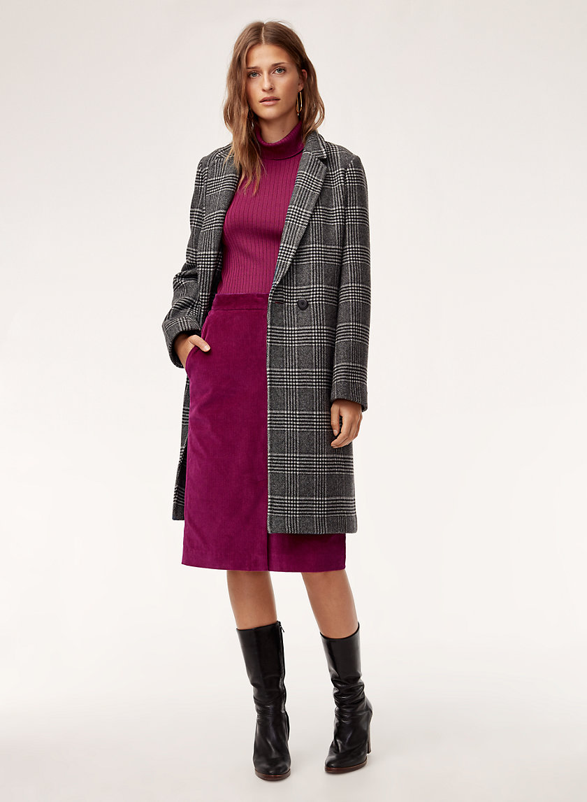 TOBY SKIRT - Corduroy midi skirt TOBY SKIRT - Corduroy midi skirt