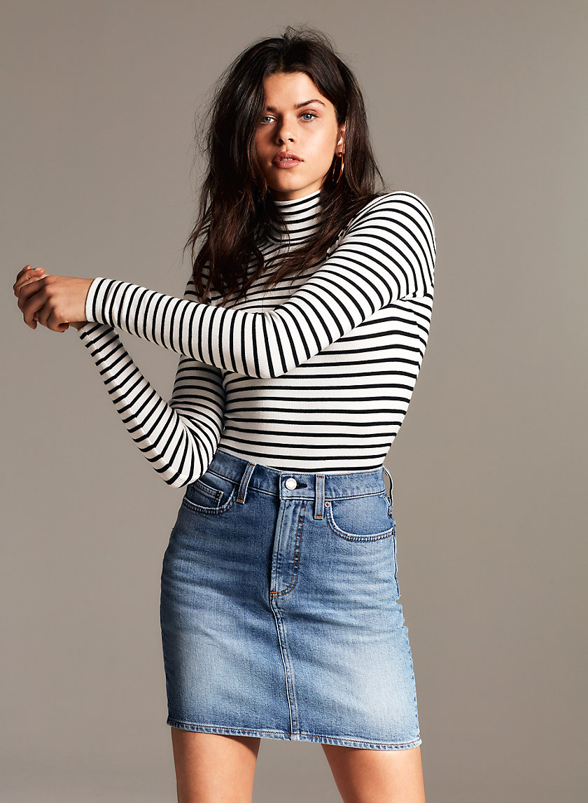 Denim Forum THE BELLA PENCIL SKIRT | Aritzia Denim Forum THE BELLA PENCIL SKIRT | Aritzia