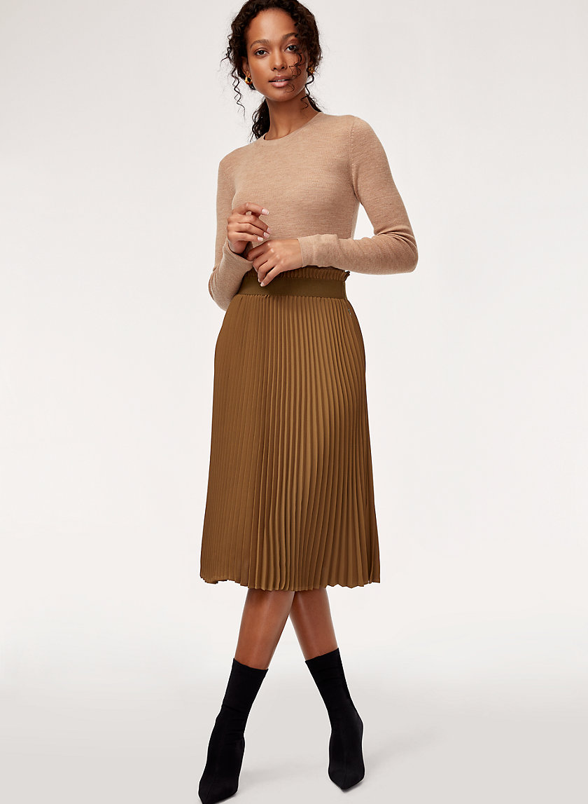 WESTIN SKIRT - Pleated midi skirt WESTIN SKIRT - Pleated midi skirt