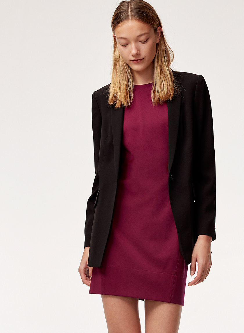MIGUEL DRESS SHORT - Slim, tailored mini dress MIGUEL DRESS SHORT - Slim, tailored mini dress
