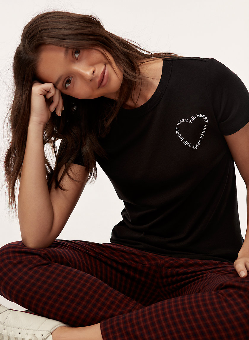 CANDY T-SHIRT - "The heart wants what the heart wants" t-shirt CANDY T-SHIRT - "The heart wants what the heart wants" t-shirt
