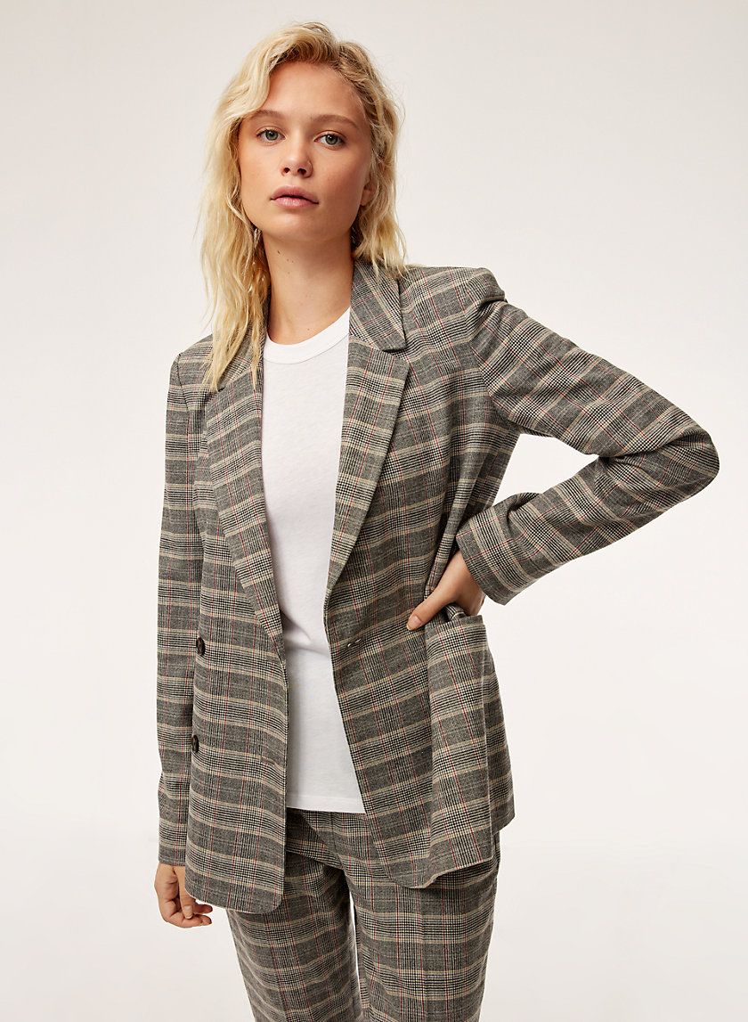 GALT BLAZER - Plaid, double-breasted blazer GALT BLAZER - Plaid, double-breasted blazer