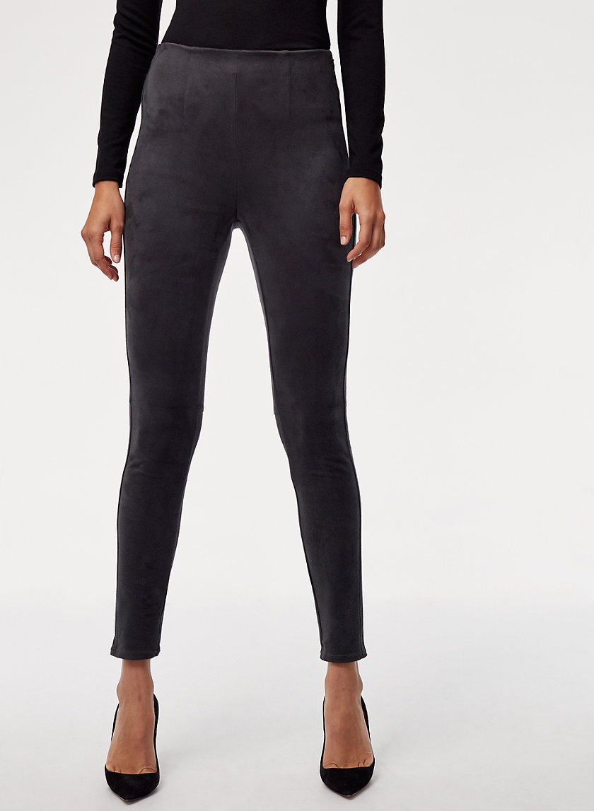 TAILORED LEGGING - Faux suede legging TAILORED LEGGING - Faux suede legging