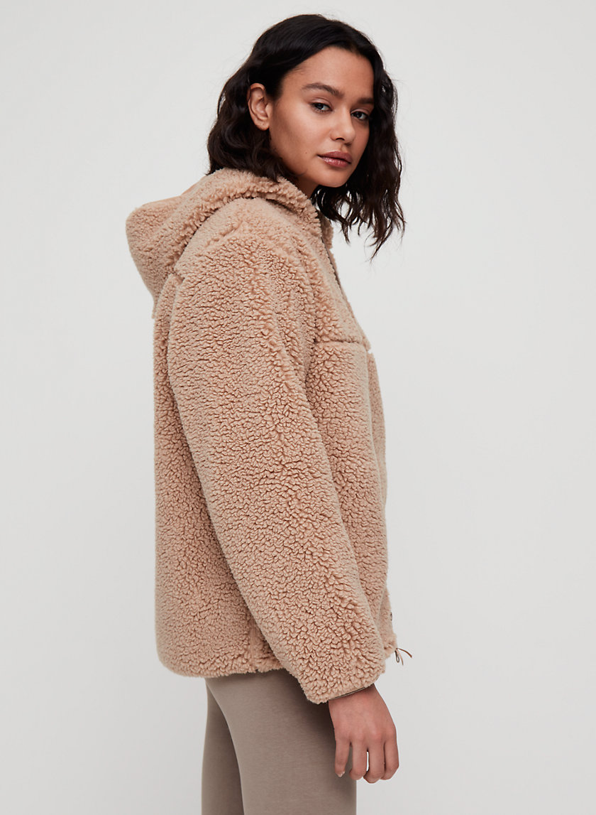 SHERPA FLEECE HOODIE - Hooded sherpa jacket SHERPA FLEECE HOODIE - Hooded sherpa jacket