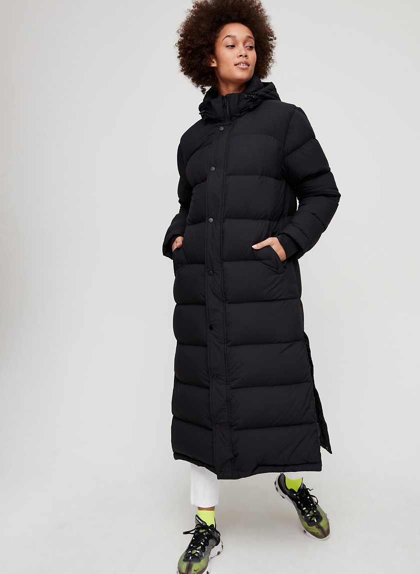 Aritzia long cheap puffer coat