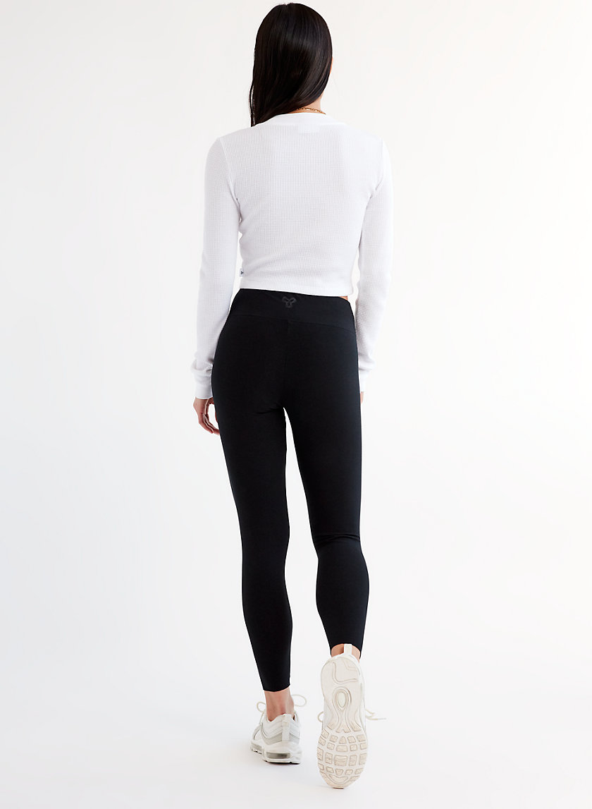 Aritzia, Pants & Jumpsuits, Aritzia Tna Black Leggings Size Xs Minimalist  Activewear Pants Tights White Logo