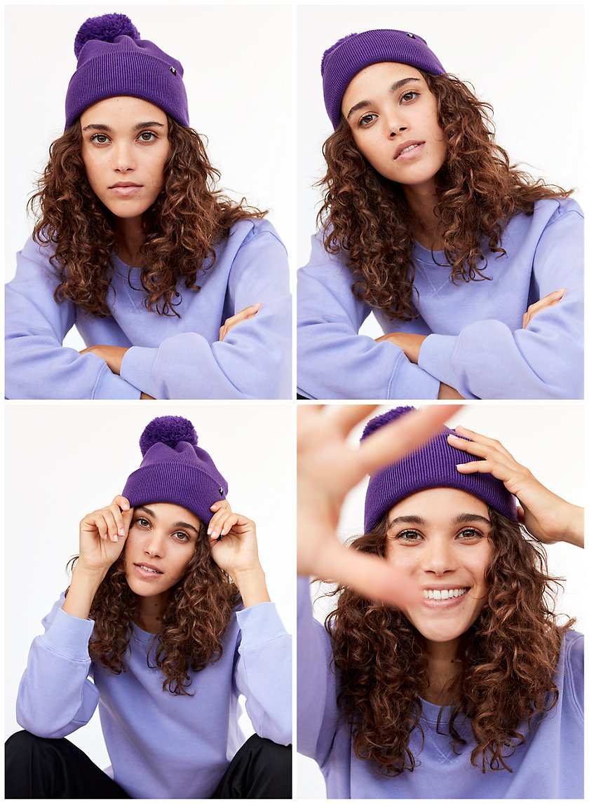TORA PEAK BEANIE - Ribbed, pom beanie TORA PEAK BEANIE - Ribbed, pom beanie