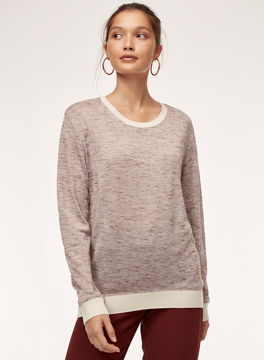 BERRI T-SHIRT - Long-sleeve marled t-shirt BERRI T-SHIRT - Long-sleeve marled t-shirt